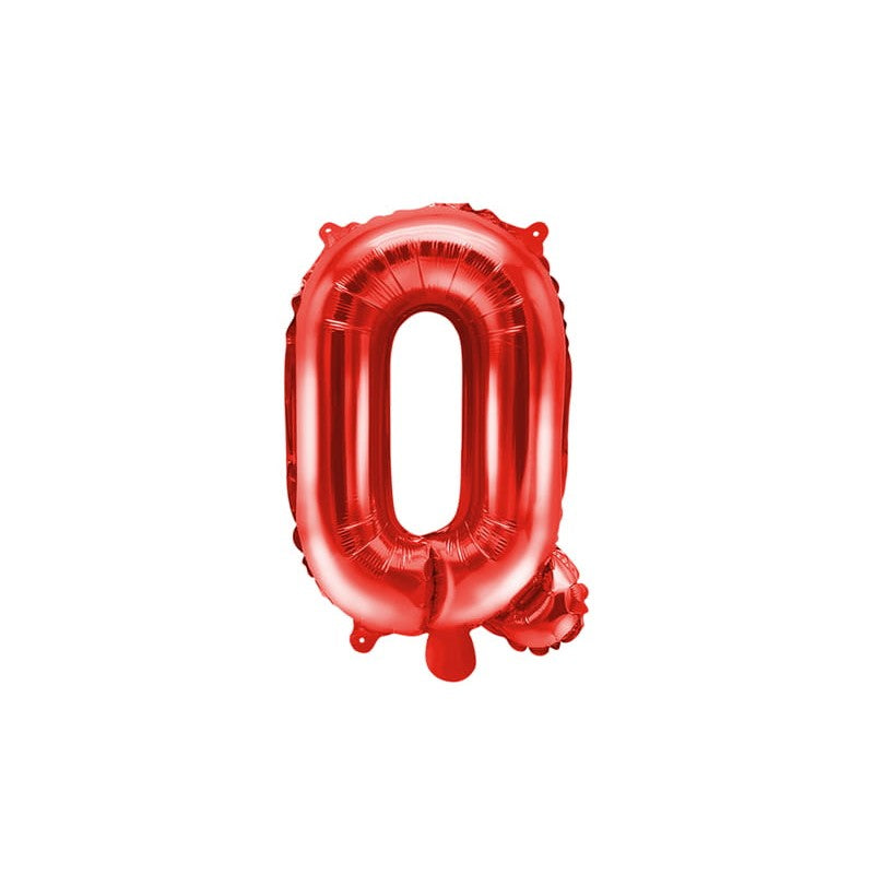 Balon Folie Metalizata Litera Q, 40 Cm, Umflati Cu Heliu Sau Aer, Ambalaj Individual, Pai Inclus - vivimall.ro
