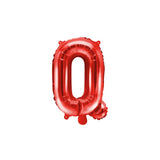 Balon Folie Metalizata Litera Q, 40 Cm, Umflati Cu Heliu Sau Aer, Ambalaj Individual, Pai Inclus - vivimall.ro