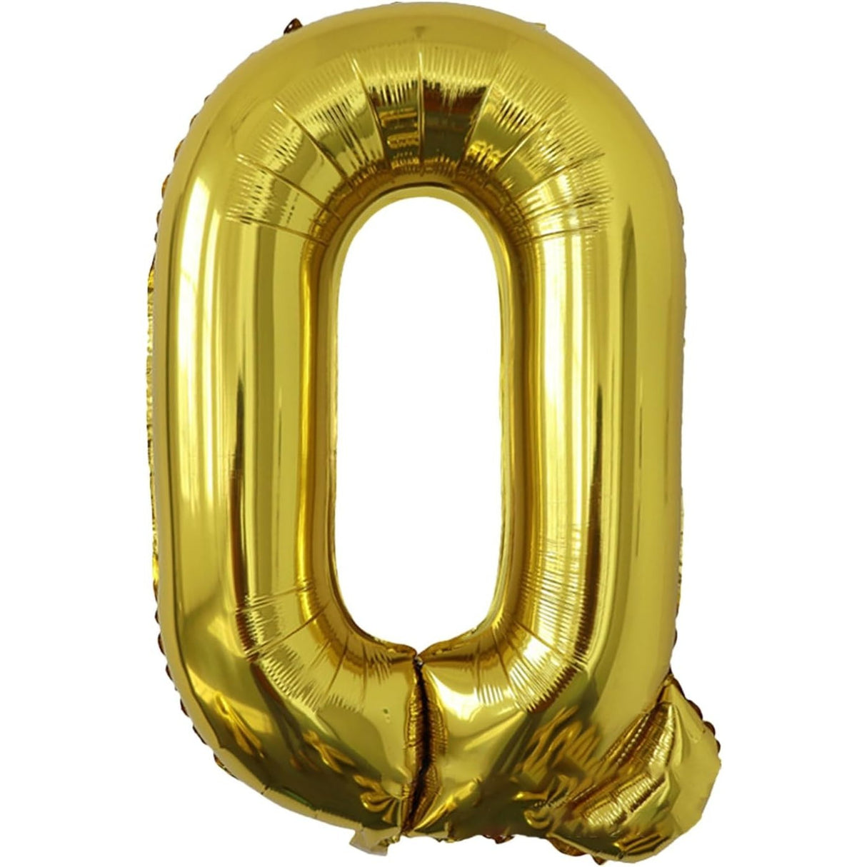 Balon Folie Metalizata Litera Q, 40 Cm, Umflati Cu Heliu Sau Aer, Ambalaj Individual, Pai Inclus - vivimall.ro