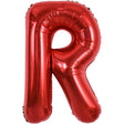 Balon Folie Metalizata Litera R, 40 Cm, Umflati Cu Heliu Sau Aer, Ambalaj Individual, Pai Inclus - vivimall.ro