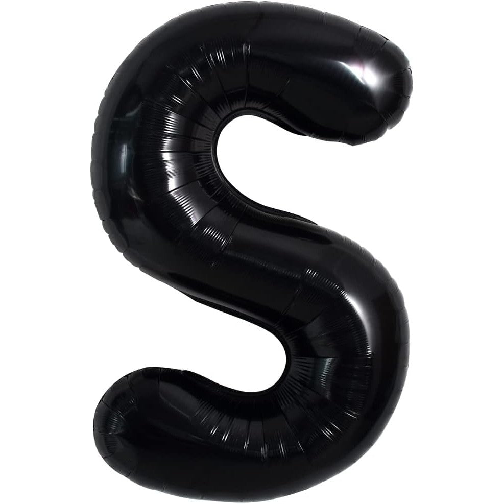 Balon Folie Metalizata Litera S, 40 Cm, Umflati Cu Heliu Sau Aer, Ambalaj Individual, Pai Inclus - vivimall.ro