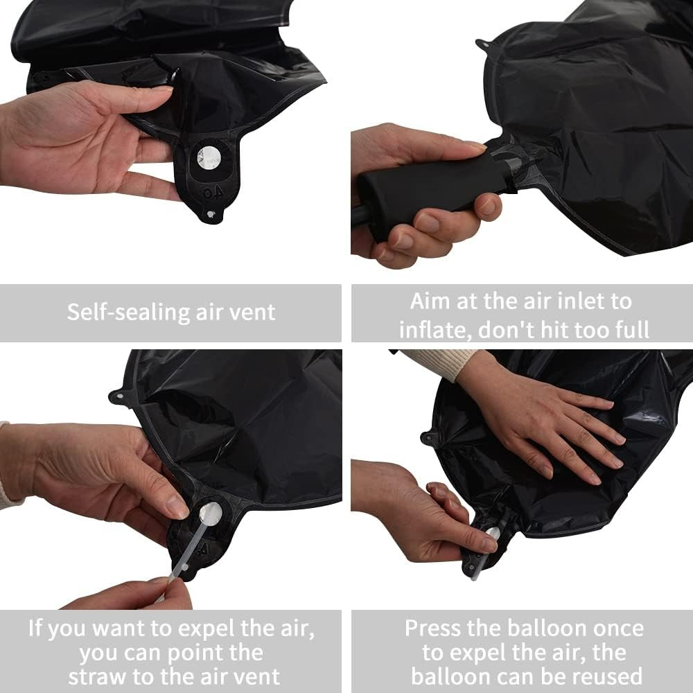 Balon Folie Metalizata Litera T, 40 Cm, Umflati Cu Heliu Sau Aer, Ambalaj Individual, Pai Inclus - vivimall.ro