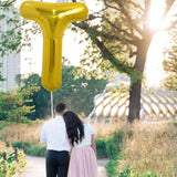Balon Folie Metalizata Litera T, 80 Cm, Umflati Cu Heliu Sau Aer, Ambalaj Individual, Pai Inclus - vivimall.ro