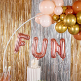 Balon Folie Metalizata Litera U, 40 Cm, Umflati Cu Heliu Sau Aer, Ambalaj Individual, Pai Inclus, Rose Gold - vivimall.ro