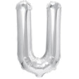 Balon Folie Metalizata Litera U, 40 Cm, Umflati Cu Heliu Sau Aer, Ambalaj Individual, Pai Inclus - vivimall.ro