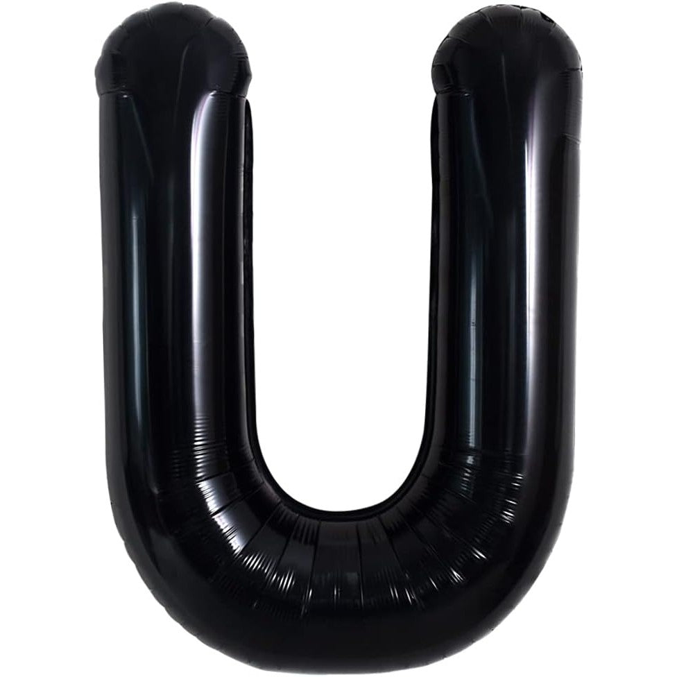 Balon Folie Metalizata Litera U, 40 Cm, Umflati Cu Heliu Sau Aer, Ambalaj Individual, Pai Inclus - vivimall.ro