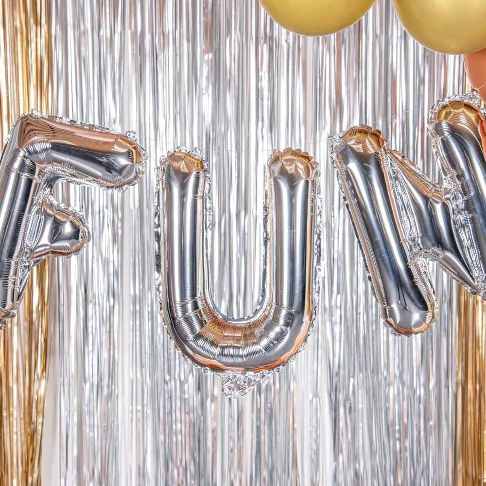 Balon Folie Metalizata Litera U, 80 Cm, Umflati Cu Heliu Sau Aer, Ambalaj Individual, Pai Inclus - vivimall.ro