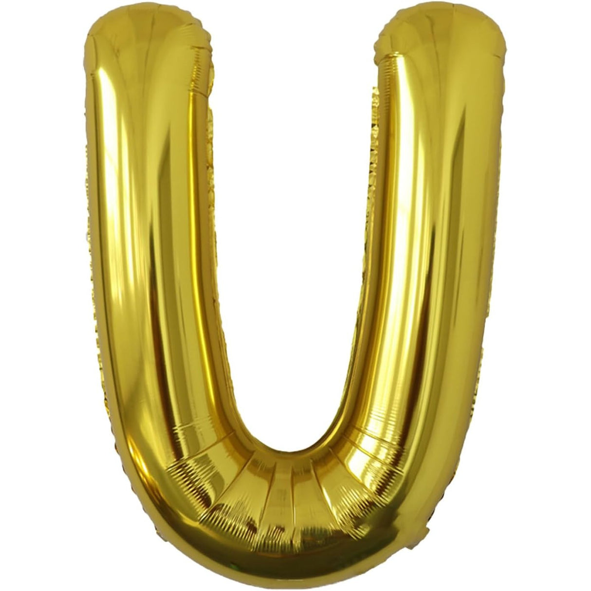 Balon Folie Metalizata Litera U, 80 Cm, Umflati Cu Heliu Sau Aer, Ambalaj Individual, Pai Inclus - vivimall.ro