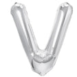 Balon Folie Metalizata Litera V, 80 Cm, Umflati Cu Heliu Sau Aer, Ambalaj Individual, Pai Inclus - vivimall.ro