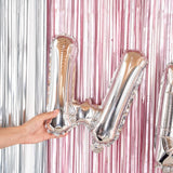Balon Folie Metalizata Litera W, 40 Cm, Umflati Cu Heliu Sau Aer, Ambalaj Individual, Pai Inclus - vivimall.ro