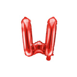 Balon Folie Metalizata Litera W, 40 Cm, Umflati Cu Heliu Sau Aer, Ambalaj Individual, Pai Inclus - vivimall.ro