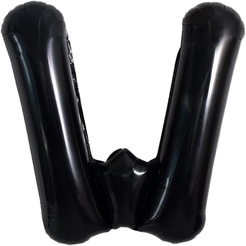 Balon Folie Metalizata Litera W, 40 Cm, Umflati Cu Heliu Sau Aer, Ambalaj Individual, Pai Inclus - vivimall.ro