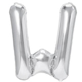 Balon Folie Metalizata Litera W, 40 Cm, Umflati Cu Heliu Sau Aer, Ambalaj Individual, Pai Inclus - vivimall.ro