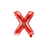 Balon Folie Metalizata Litera X, 40 Cm, Umflati Cu Heliu Sau Aer, Ambalaj Individual, Pai Inclus - vivimall.ro