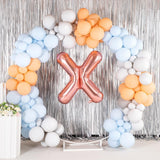 Balon Folie Metalizata Litera X, 40 Cm, Umflati Cu Heliu Sau Aer, Ambalaj Individual, Pai Inclus, Rose Gold - vivimall.ro