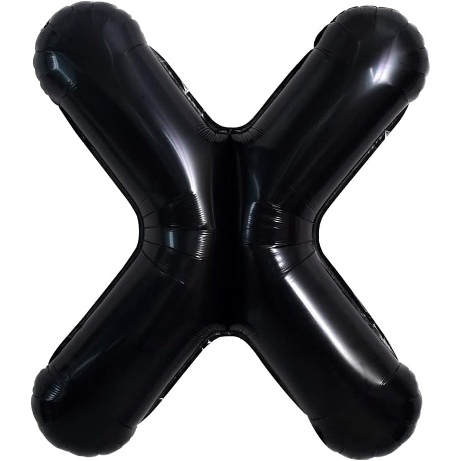 Balon Folie Metalizata Litera X, 40 Cm, Umflati Cu Heliu Sau Aer, Ambalaj Individual, Pai Inclus - vivimall.ro