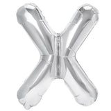 Balon Folie Metalizata Litera X, 80 Cm, Umflati Cu Heliu Sau Aer, Ambalaj Individual, Pai Inclus - vivimall.ro