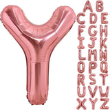Balon Folie Metalizata Litera Y, 100 Cm, Umflati Cu Heliu Sau Aer, Ambalaj Individual, Pai Inclus, Rose Gold - vivimall.ro