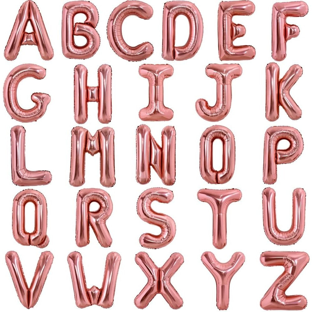 Balon Folie Metalizata Litera Y, Vivimall, 40 cm, Umflati cu Heliu sau Aer, Ambalaj Individual, Pai inclus, Rose Gold - vivimall.ro