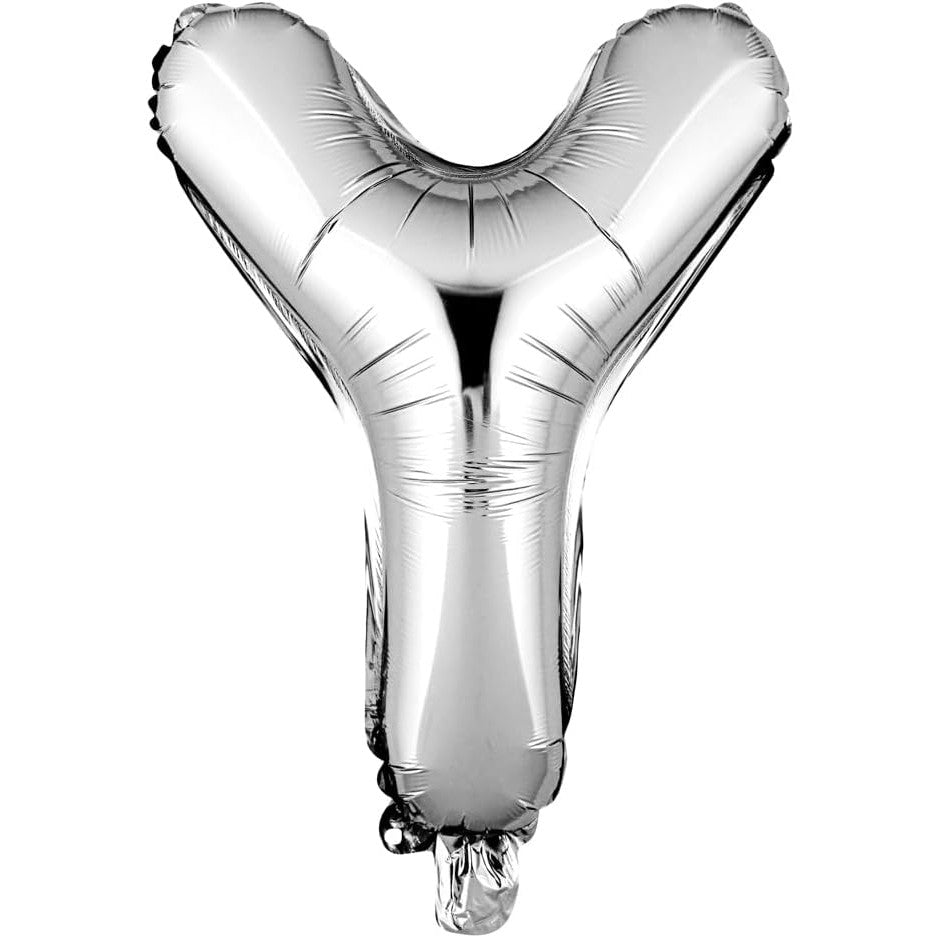 Balon Folie Metalizata Litera Y, 40 Cm, Umflati Cu Heliu Sau Aer, Ambalaj Individual, Pai Inclus - vivimall.ro