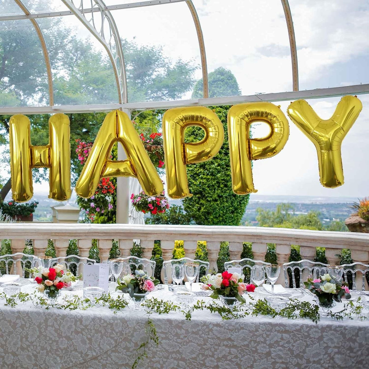 Balon Folie Metalizata Litera Y, 80 Cm, Umflati Cu Heliu Sau Aer, Ambalaj Individual, Pai Inclus - vivimall.ro