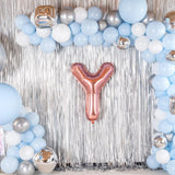 Balon Folie Metalizata Litera Y, 80 Cm, Umflati Cu Heliu Sau Aer, Ambalaj Individual, Pai Inclus, Rose Gold - vivimall.ro
