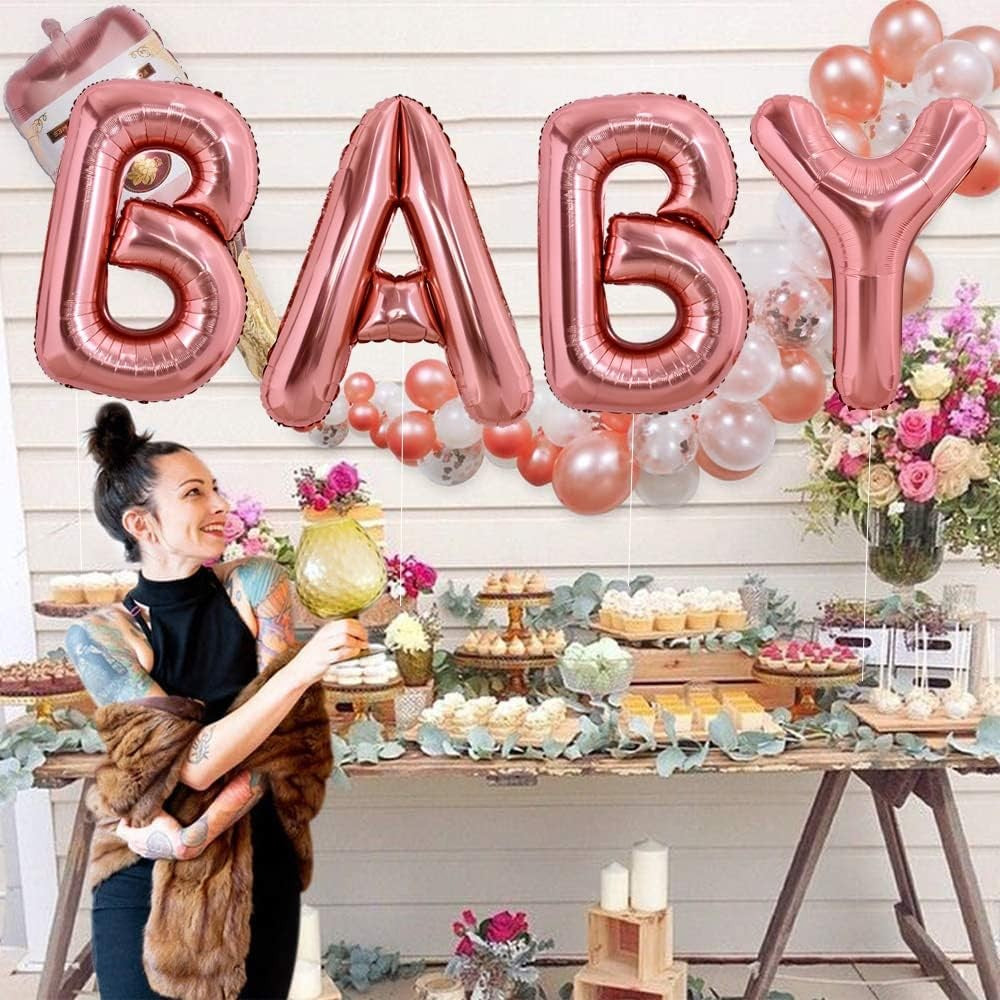 Balon Folie Metalizata Litera Y, 80 Cm, Umflati Cu Heliu Sau Aer, Ambalaj Individual, Pai Inclus, Rose Gold - vivimall.ro