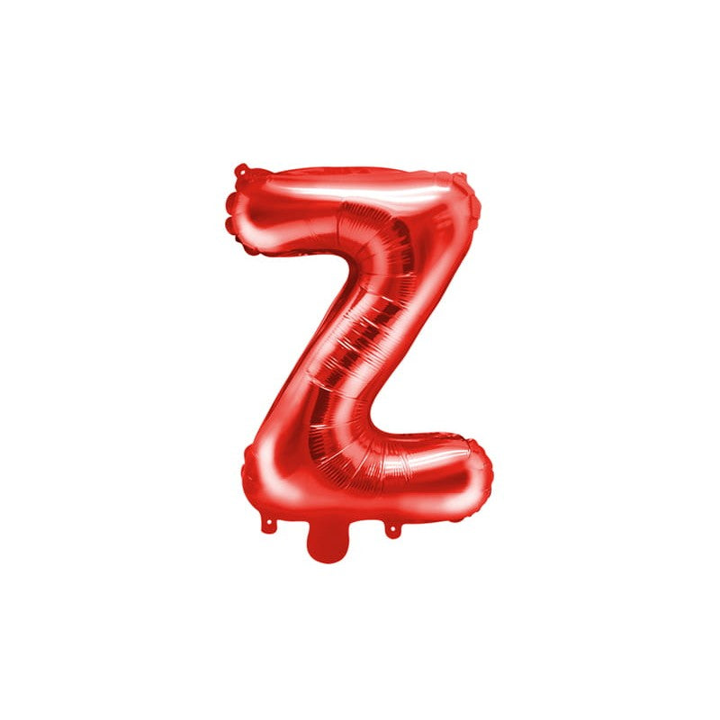 Balon Folie Metalizata Litera Z, 40 Cm, Umflati Cu Heliu Sau Aer, Ambalaj Individual, Pai Inclus - vivimall.ro