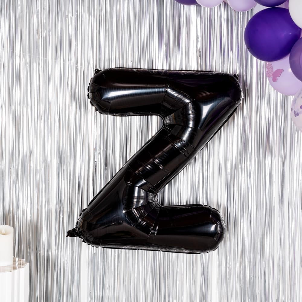 Balon Folie Metalizata Litera Z, 40 Cm, Umflati Cu Heliu Sau Aer, Ambalaj Individual, Pai Inclus - vivimall.ro