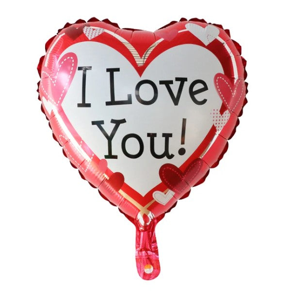 Balon Din Folie Metalizata, Figurina Inima, Tema Ziua Indragostitilor, 45 Cm, Ambalaj Individual, Pai Inclus, Umflare Cu Aer Sau Heliu, Rosu/ - vivimall.ro
