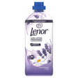 Balsam de rufe Lenor Lavender și Camomile, flacon 1491 ml, 71 spălări, vedere frontală cu etichetă