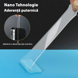 Banda Dublu Adeziva, Flippy, Transparenta, Rezistenta la Apa, Reutilizabila, Tehnologie Nano, 50mm x 1mm x 5m, Fara Urme