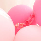 Banda Transparenta pentru Prinderea Baloanelor, Flippy, din PVC, 5 m, Gauri Duble, Transparent