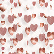 Banner Cu Inimioare, Tip Franjuri, 4 M, Rola De Ata Inclusa, Cu Sclipici - vivimall.ro
