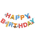 Banner Happy Birthday 100x200 cm, Vivimall, Rola de Ata Inclusa, Tematica Aniversare, Multicolor - vivimall.ro