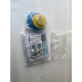 Bar gonflabil/Suport de pahare plutitor, Vivimall, cu 9 compartimente, pompa inclusa, PVC, Negru, 25x18,5x4 cm - vivimall.ro