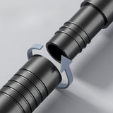 Bara Telescopica Multifunctionala, Vivimall, din Otel Inoxidabil si ABS, Utilizare Universala, Extensie 185 - 205 cm, Fara Perforare Perete, Negru - vivimall.ro