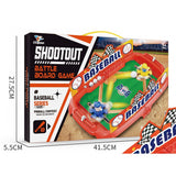 Joc de Masa Interactiv de Baschet pentru Copii, Vivimall, 4 Mingi, Tabela Scor, 40.7x27x14.5 cm, Multicolor - vivimall.ro