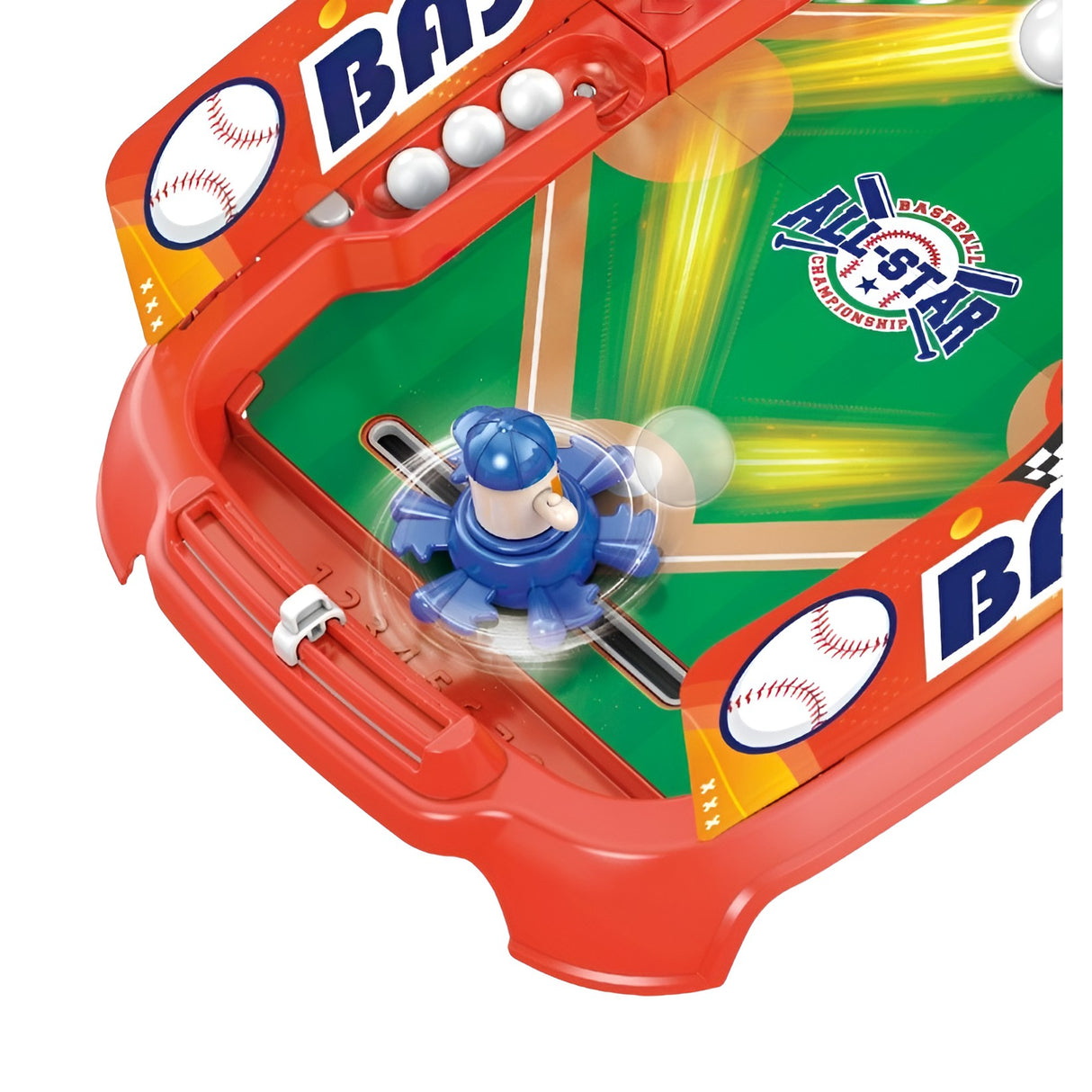 Joc de Masa Interactiv de Baschet pentru Copii, Vivimall, 4 Mingi, Tabela Scor, 40.7x27x14.5 cm, Multicolor - vivimall.ro