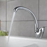 Baterie Bucatarie Crom Lucios Lb00C, Pipa Lebada Pivotanta, Cartus Ceramic - vivimall.ro