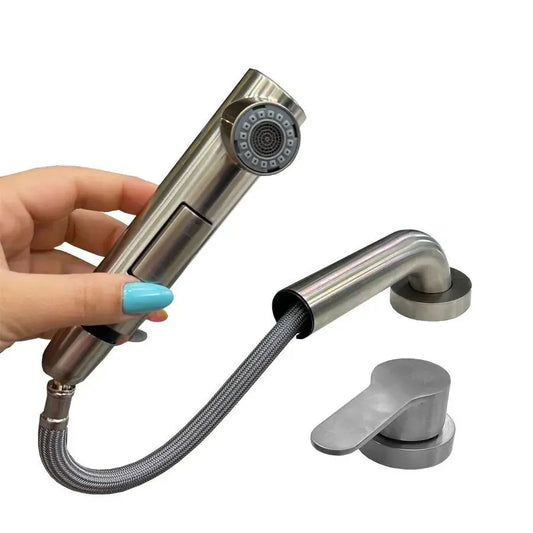 Baterie Bucatarie Cu Dus Extractibil Inox Ysq/106 - vivimall.ro