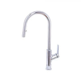 Baterie Bucatarie Cu Dus Extractabil, Inox Sus304, Crom - vivimall.ro