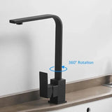 Baterie Bucatarie Monocomanda Pipa Pivotanta Cartus Ceramic Inox Satin Racorduri Kit Fixare Incluse Hs002 - vivimall.ro