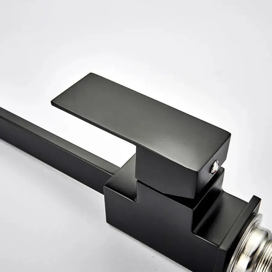 Baterie Bucatarie Monocomanda Pipa Pivotanta Cartus Ceramic Inox Satin Racorduri Kit Fixare Incluse Hs002 - vivimall.ro