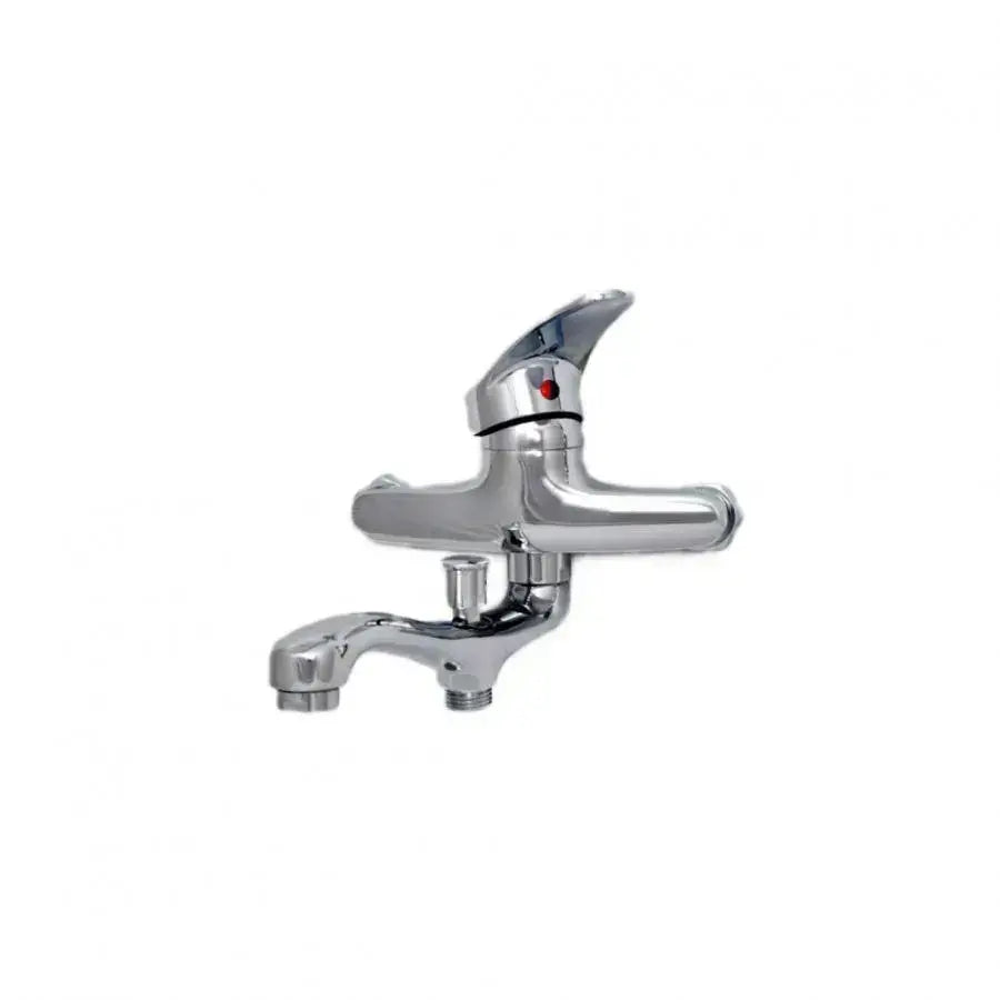 Baterie Cada Crom Lucios - Set Complet Cu Pipa Pivotanta De 18Cm, Para - vivimall.ro