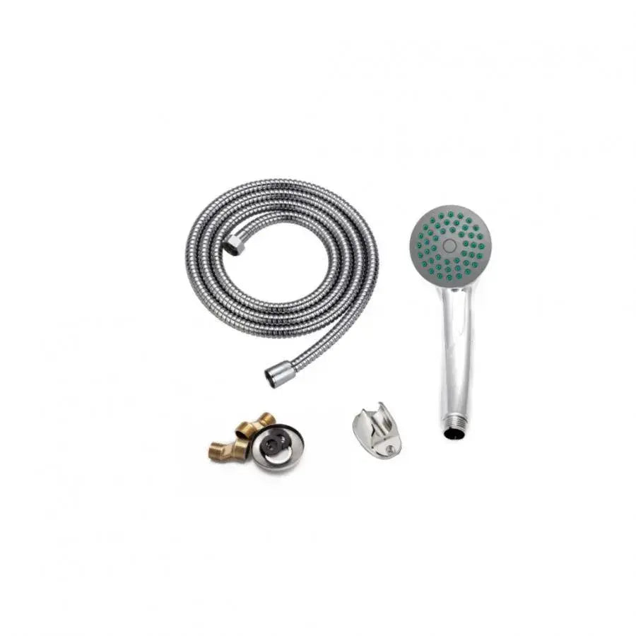 Baterie Cada Crom Lucios - Set Complet Cu Pipa Pivotanta De 18Cm, Para - vivimall.ro