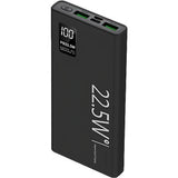Baterie Externa Powerbank, Vivimall, Ultra-Subtire cu Ecran Digital, Compatibilitate Universala, TYPE-C si USB x2, 10000 mAh, Power Delivery 22.5W, 144x66x16 mm, Negru - vivimall.ro