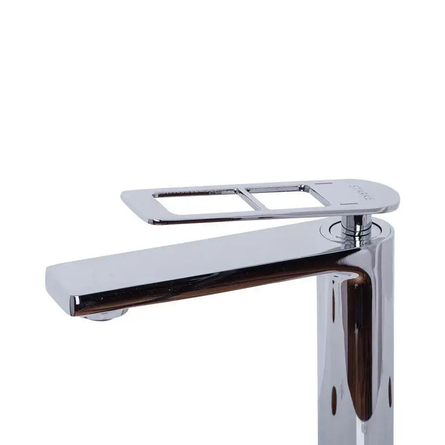Baterie Lavoar Monocomanda Cartus Ceramic Alama Sanitara Crom Lucios Racorduri Si Kit Fixare Incluse 9707 - vivimall.ro