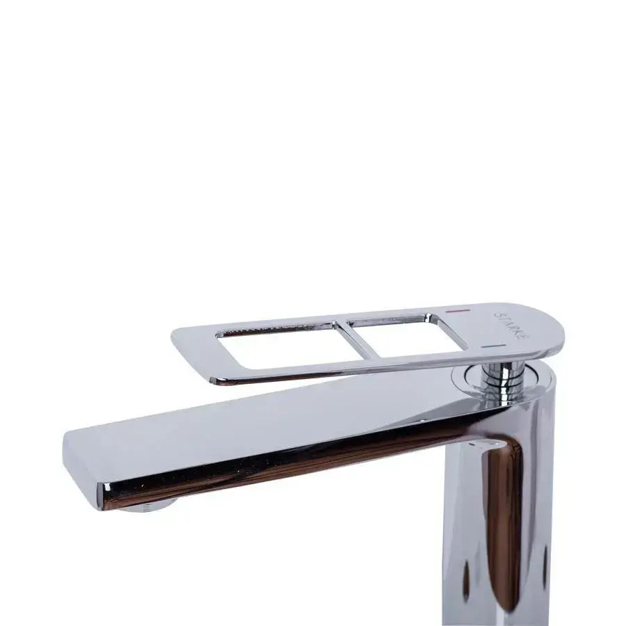 Baterie Lavoar Monocomanda Cartus Ceramic Alama Sanitara Crom Lucios Racorduri Si Kit Fixare Incluse 9707 - vivimall.ro