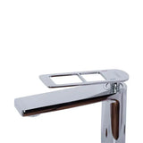 Baterie Lavoar Monocomanda Cartus Ceramic Alama Sanitara Crom Lucios Racorduri Si Kit Fixare Incluse 9707 - vivimall.ro
